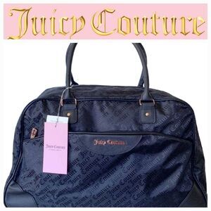 Juicy Couture Signature Logo Rolling Duffel Bag